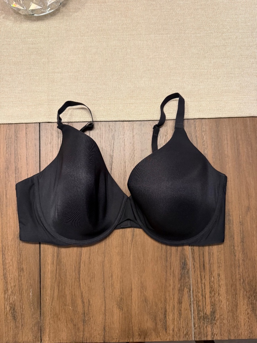 Brand New VICTORIA'S SECRET Lined Perfect Coverage Bra - Black Size 38D